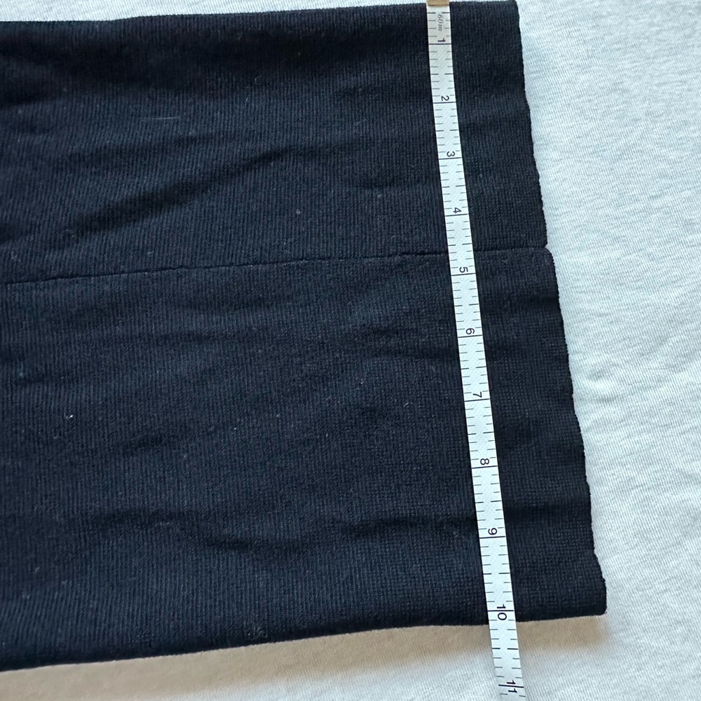 Club Monaco Black Wide-Leg Tie-Waist sweater cullotes knit Pants XS - Picture 10 of 12
